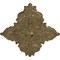 Ekena Millwork Melchor Diamond Medallion (Canopies up to 4"), 67 1/4"W x 43 3/8"H x 4"ID x 2"P, Mississippi Mud CM70X43MLMMC - alternate 4